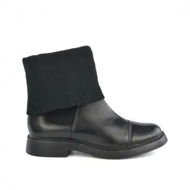 BOTA KNIT PRETA - Código 2597-6-6