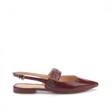 SAPATILHA SLINGBACK CORAÇÃO ENTRELAÇOS - Código 2598-6-229