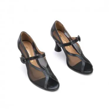 SANDÁLIA TELA MESH PRETA