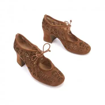 SAPATO CAMURÇA VAZADO FLORATTA