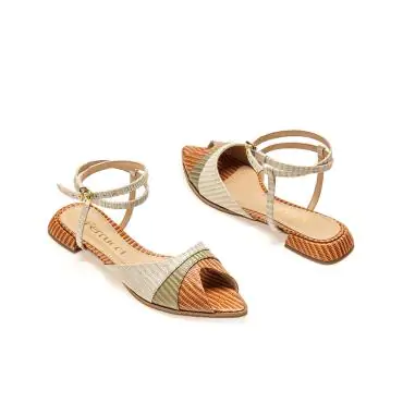 FLAT BICO FOLHA MARGOT
